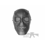 FULL FACE SKULL AIRSOFT MASK black mask at jbbg 1