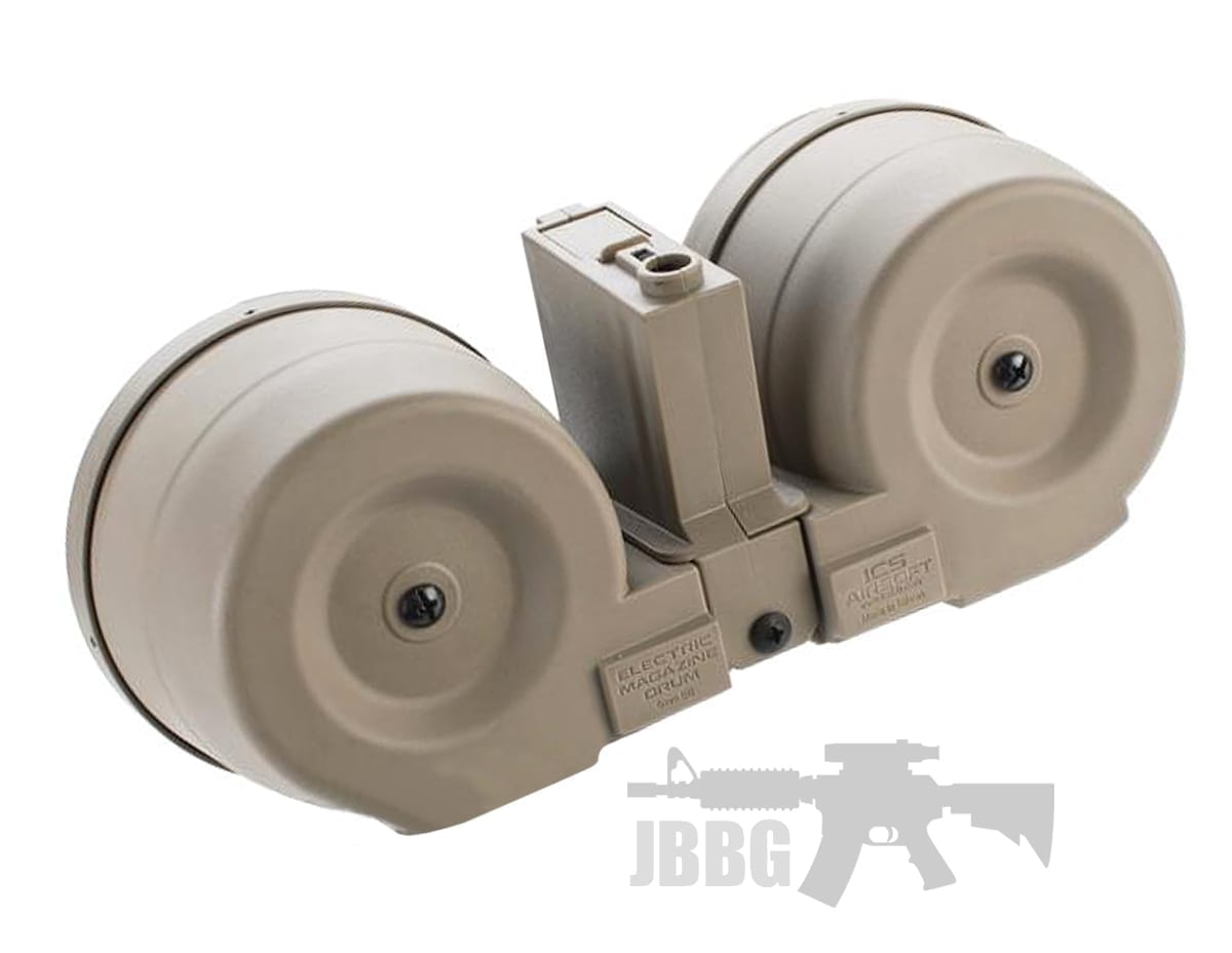 ICS Tan Drum Mag M4 Just BB Guns Ireland