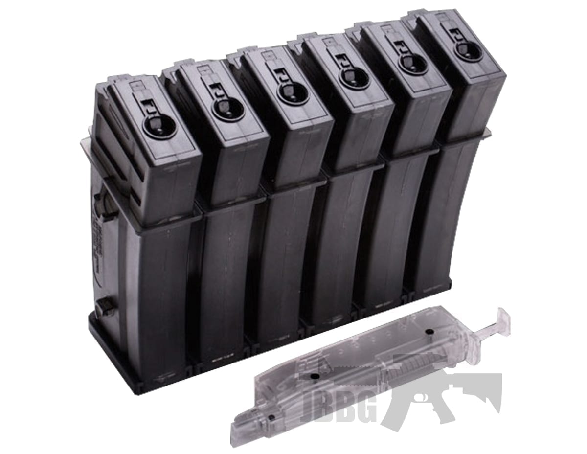 SRC G36 Airsoft Magazine X 6 Set Just BB Guns Ireland
