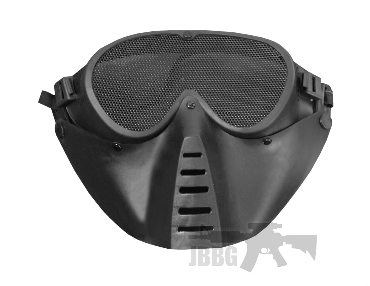 black airsoft mask at jbbg g
