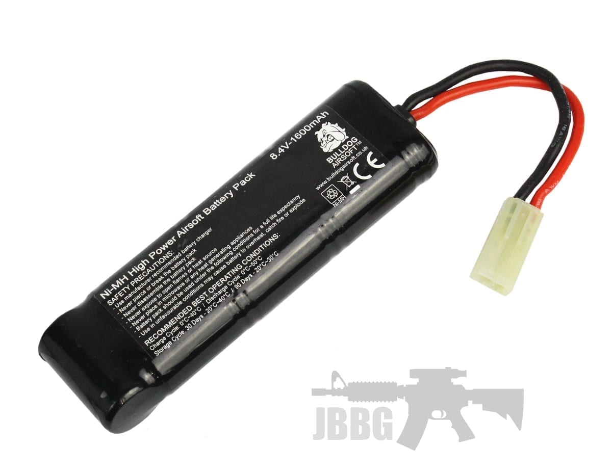 8.4V 1600 Bulldog Airsoft Crane Battery at Just BB Guns Ireland