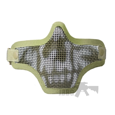 green camo half mask 111