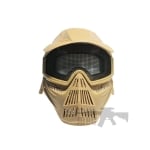 airsoft mask tan witth black mesh at jbbg 2