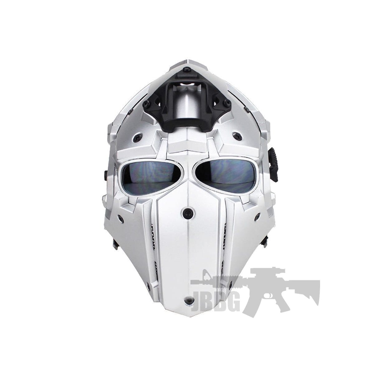 silver tactical helmet mask 1