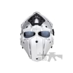 silver tactical helmet mask 1