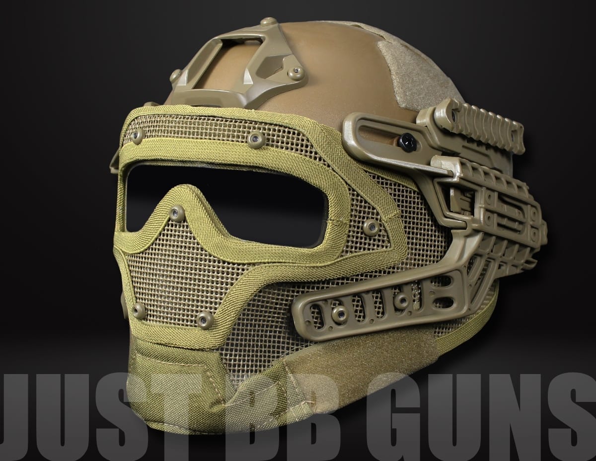 Airsoft Tactical Helmet G4 Full Face at Just BB Guns Ireland
