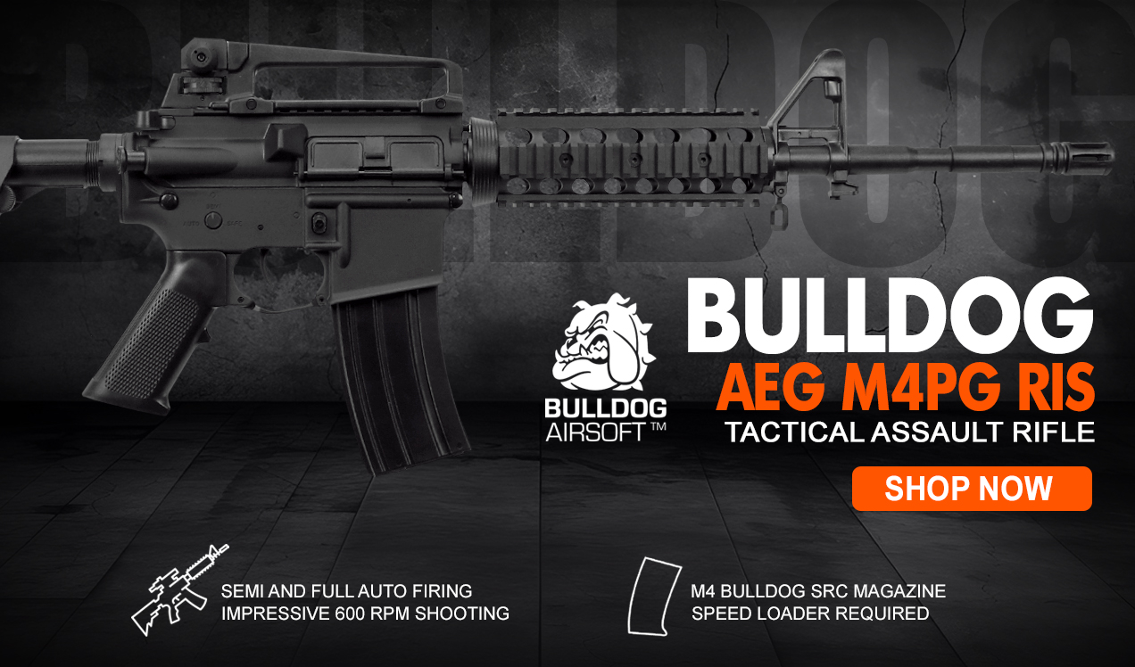 Bulldog M4PG RIS Airsoft Gun b1 BK