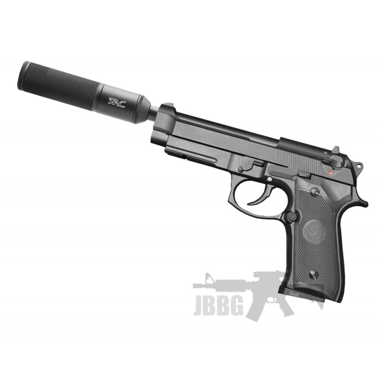Sr92 X2 Co2 Airsoft Pistol With Silencer Just Bb Guns Ireland
