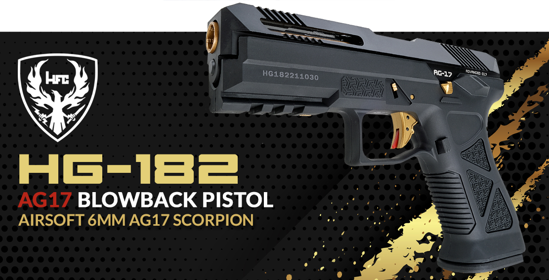 HG182-AG17-SCORPION-GAS-AIRSOFT-PISTOL HG182 AG17 SCORPION GAS AIRSOFT PISTOL 1