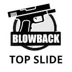 blowback top slide airsoft bb gun pistol