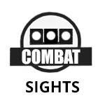 combat white dot sights