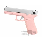 18 pink silver pistol 1 1