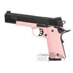 raven 1911 black pink pistol 1 1