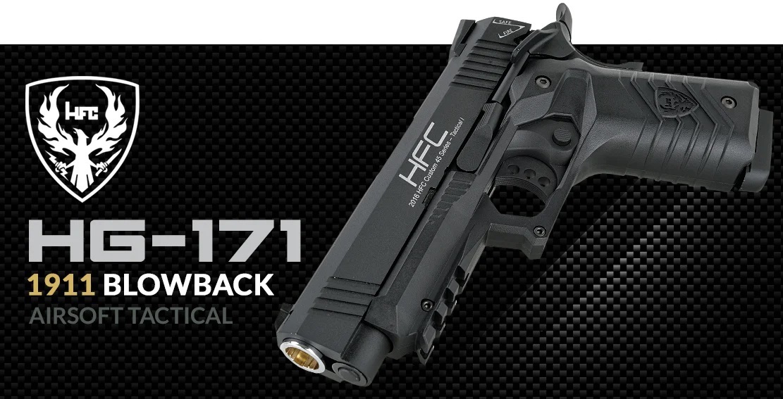 HG171-TAC-1911-GAS-PISTOL-Bar4 HG171 TAC 1911 GAS PISTOL Bar4