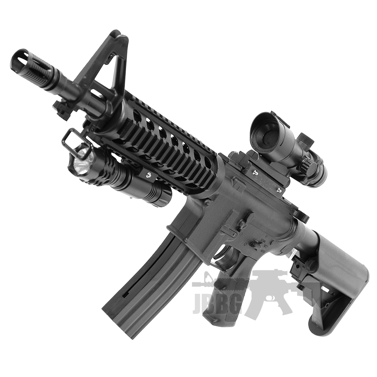 New Well D94S M4 M16 A1 AEG Electric Automatic Airsoft Rifle Gun + 6mm BBs  724696419815