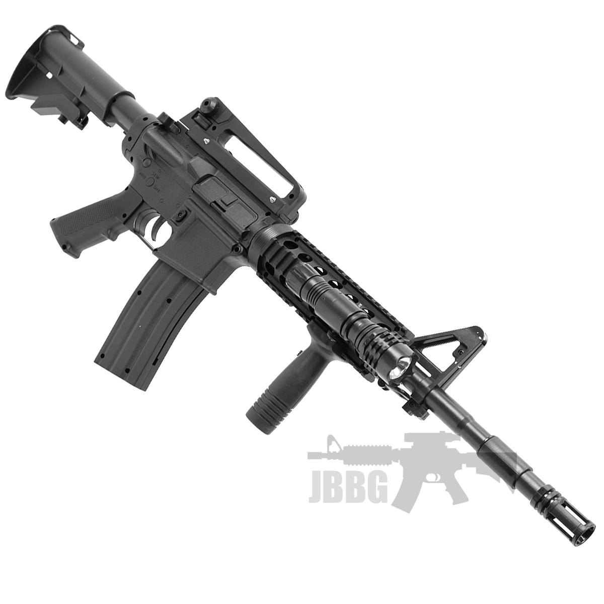 8909A M4 RIS SPRING AIRSOFT GUN BLACK 6