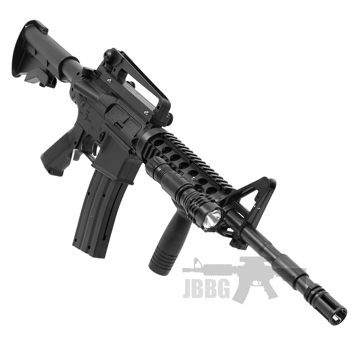 8909A M4 RIS SPRING AIRSOFT GUN BLACK 7