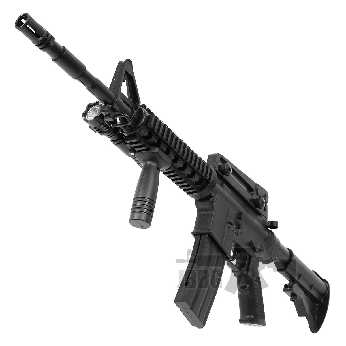 8909A M4 RIS SPRING AIRSOFT GUN BLACK 8