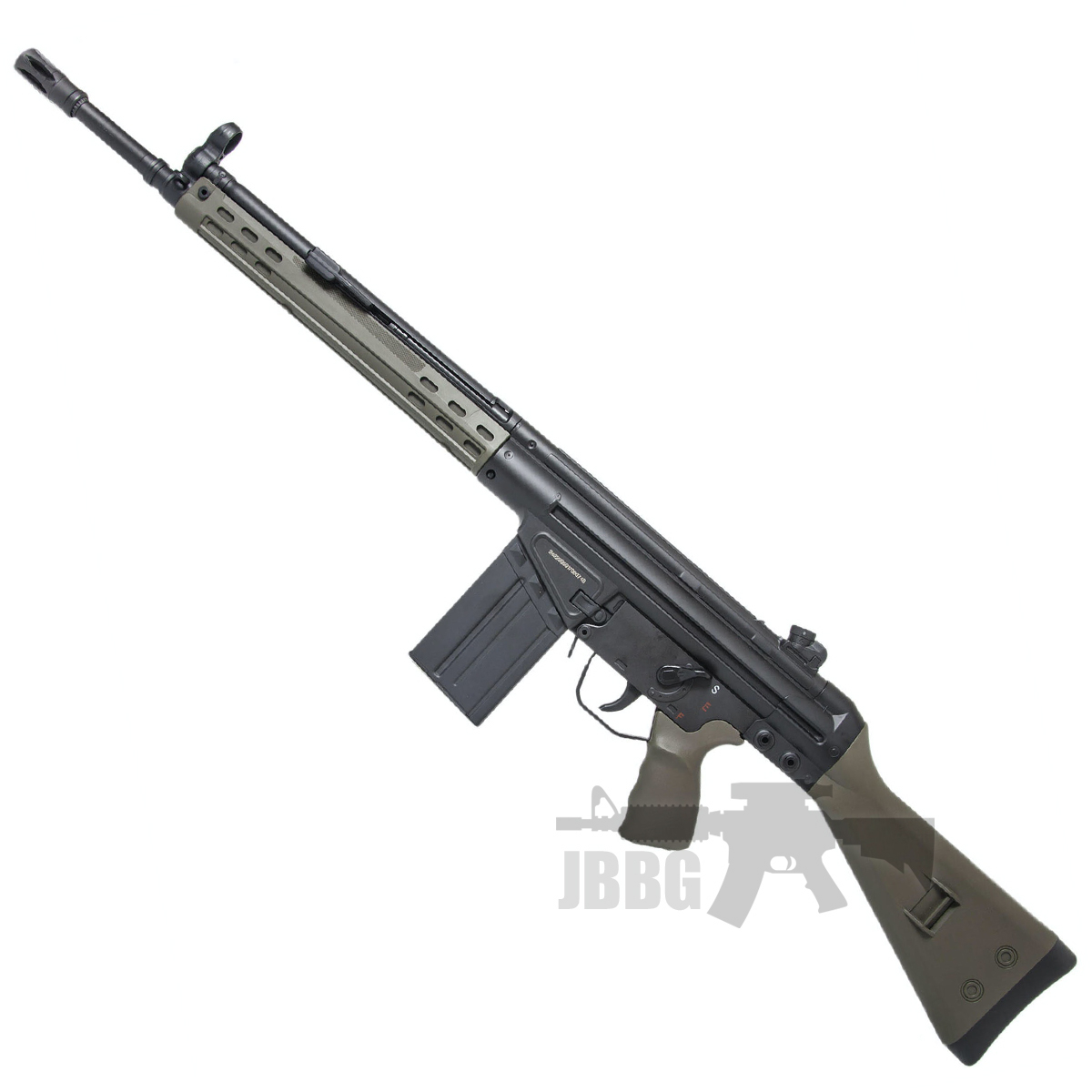 HK WE LICENSED HK G3A3 GBB AIRSOFT RIFLE