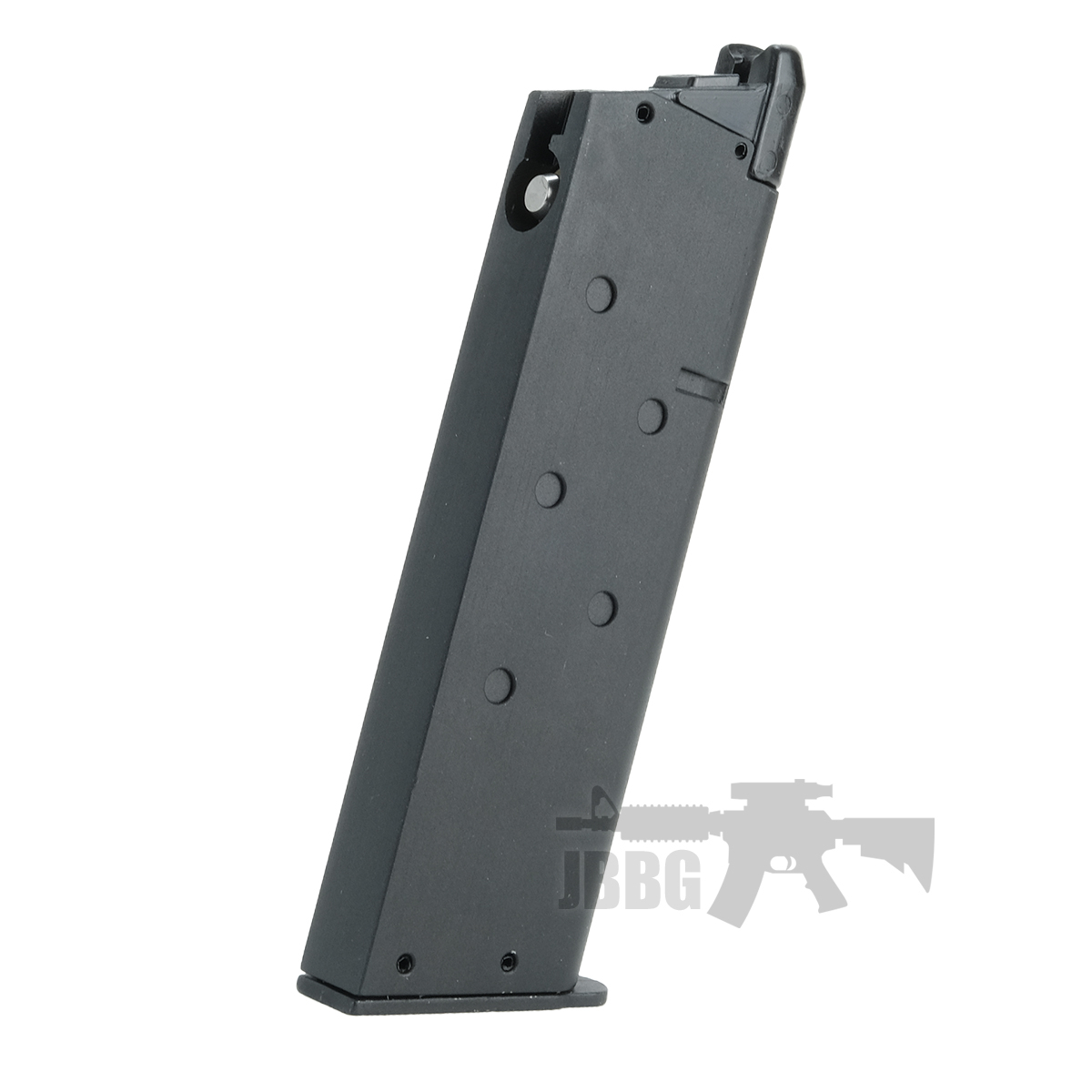 SR1911 Gas Blowback Airsoft Pistol Silver Ver mag 2