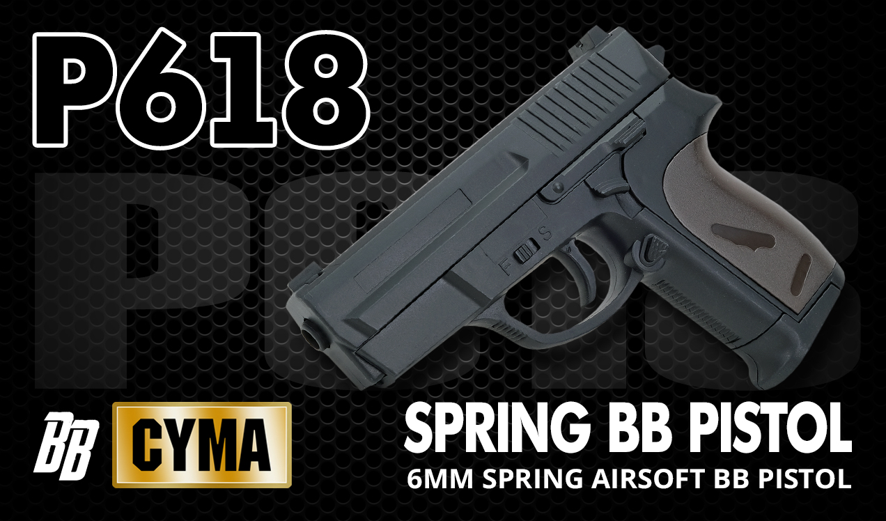 P618 airsoft bb spring pistol
