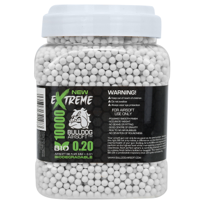 Extreme Bulldog 0.20g Bio 10000 Airsoft BB Pellets