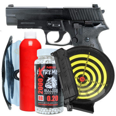 HG175 P226 Gas Airsoft Pistol Bundle Offer Set
