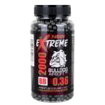 Extreme Bulldog 0.36g Black 2000 Airsoft BB Pellets
