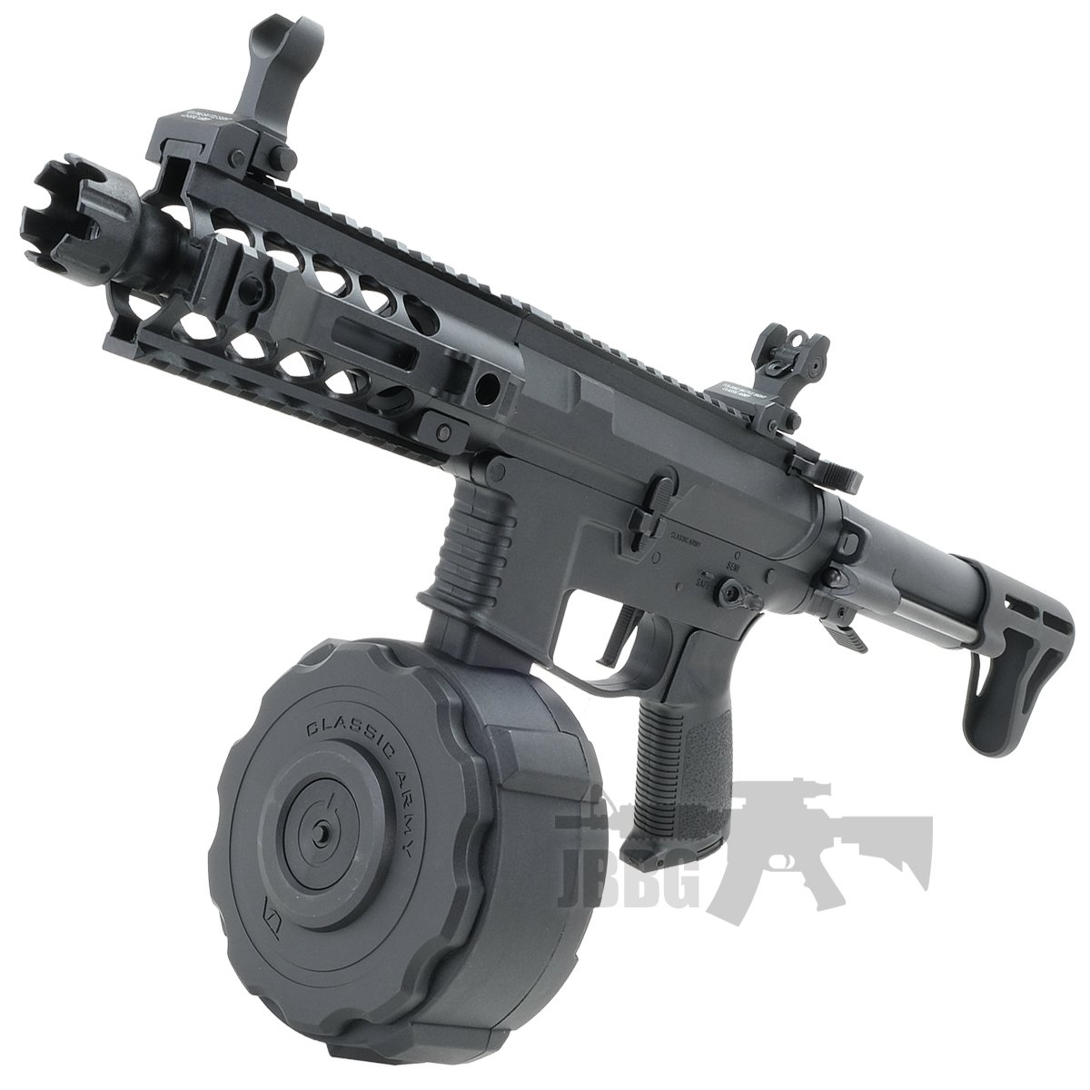 Classic Army PX9 Airsoft Gun AEG with Drum Mag 13 jpg