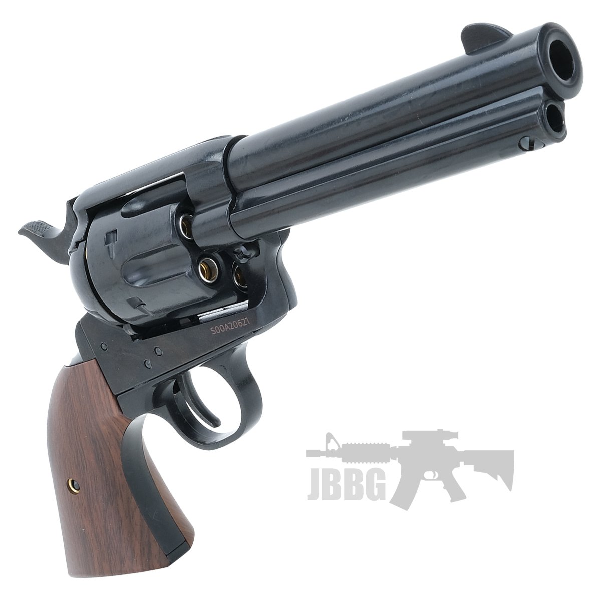 King Arms SAA 45 Peacemaker Airsoft Gas Revolver S BK2 1 jpg