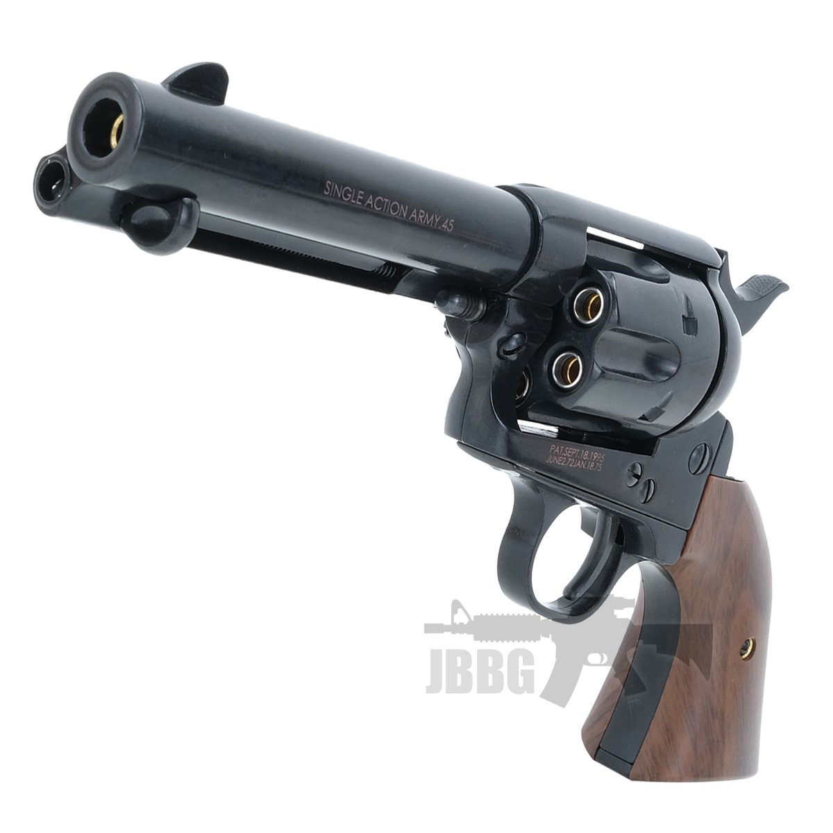 King Arms SAA 45 Peacemaker Airsoft Gas Revolver S BK2 3 jpg