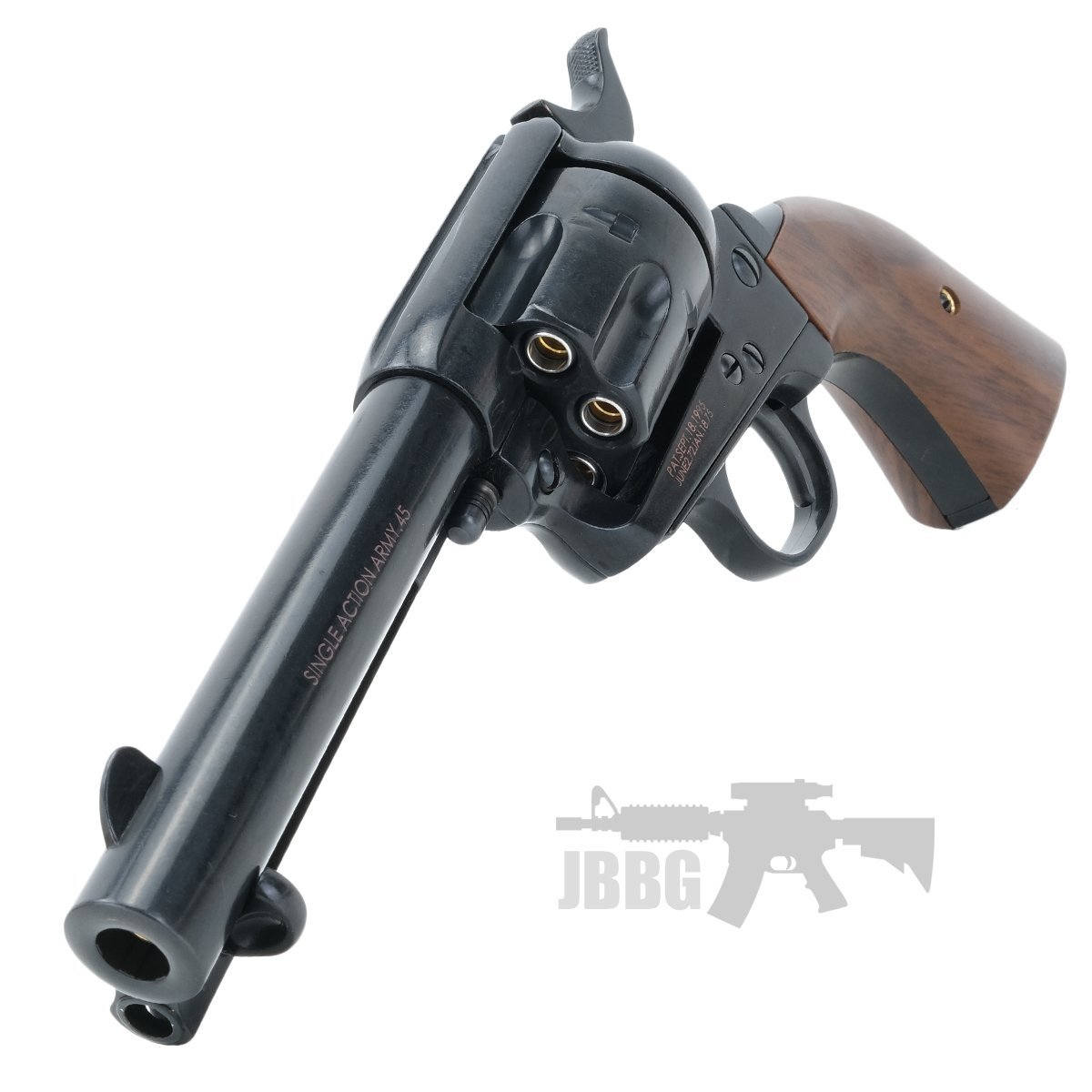 King Arms SAA 45 Peacemaker Airsoft Gas Revolver S BK2 4 jpg