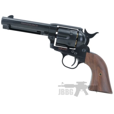 King Arms SAA 45 Peacemaker Airsoft Gas Revolver S BK2 jpg