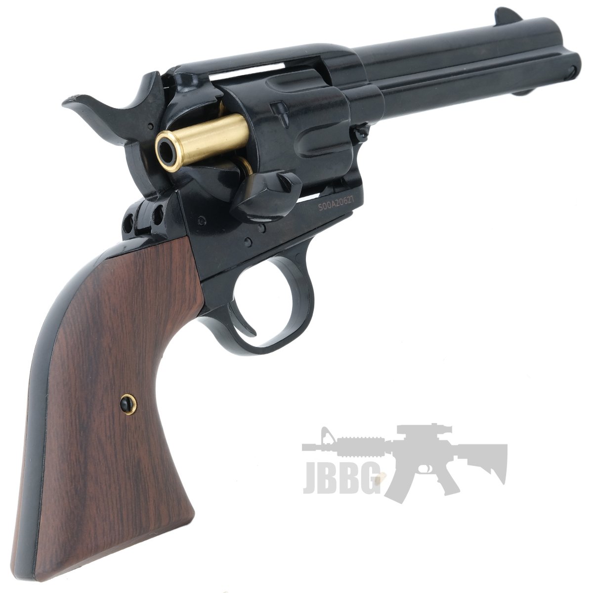 King Arms SAA 45 Peacemaker Airsoft Gas Revolver S BK2 7 jpg