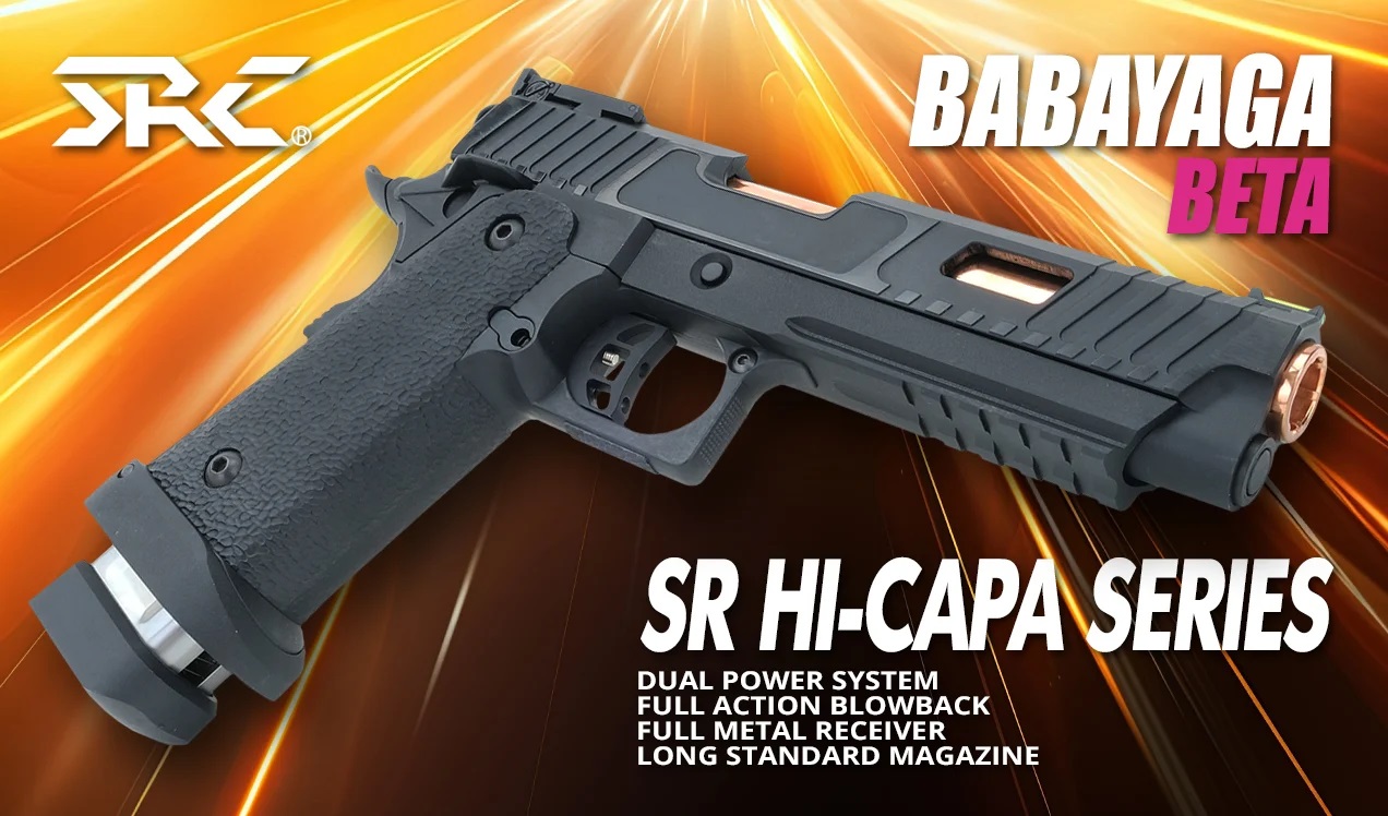 babayaga beta src airsoft pistol GAS BB b1