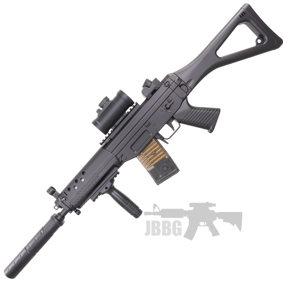 Double Eagle M82 AEG Airsoft BB Gun Tactical Set 4