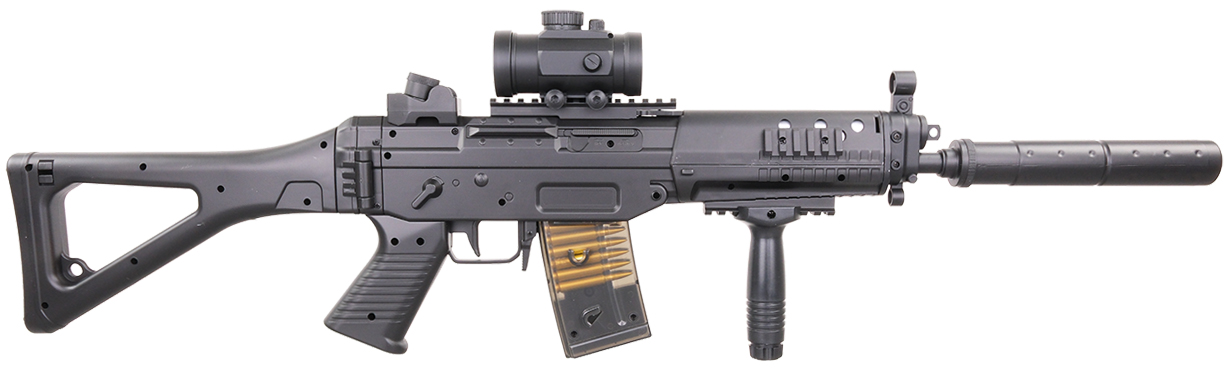 Double Eagle M82 AEG Airsoft BB Gun Tactical Set web2