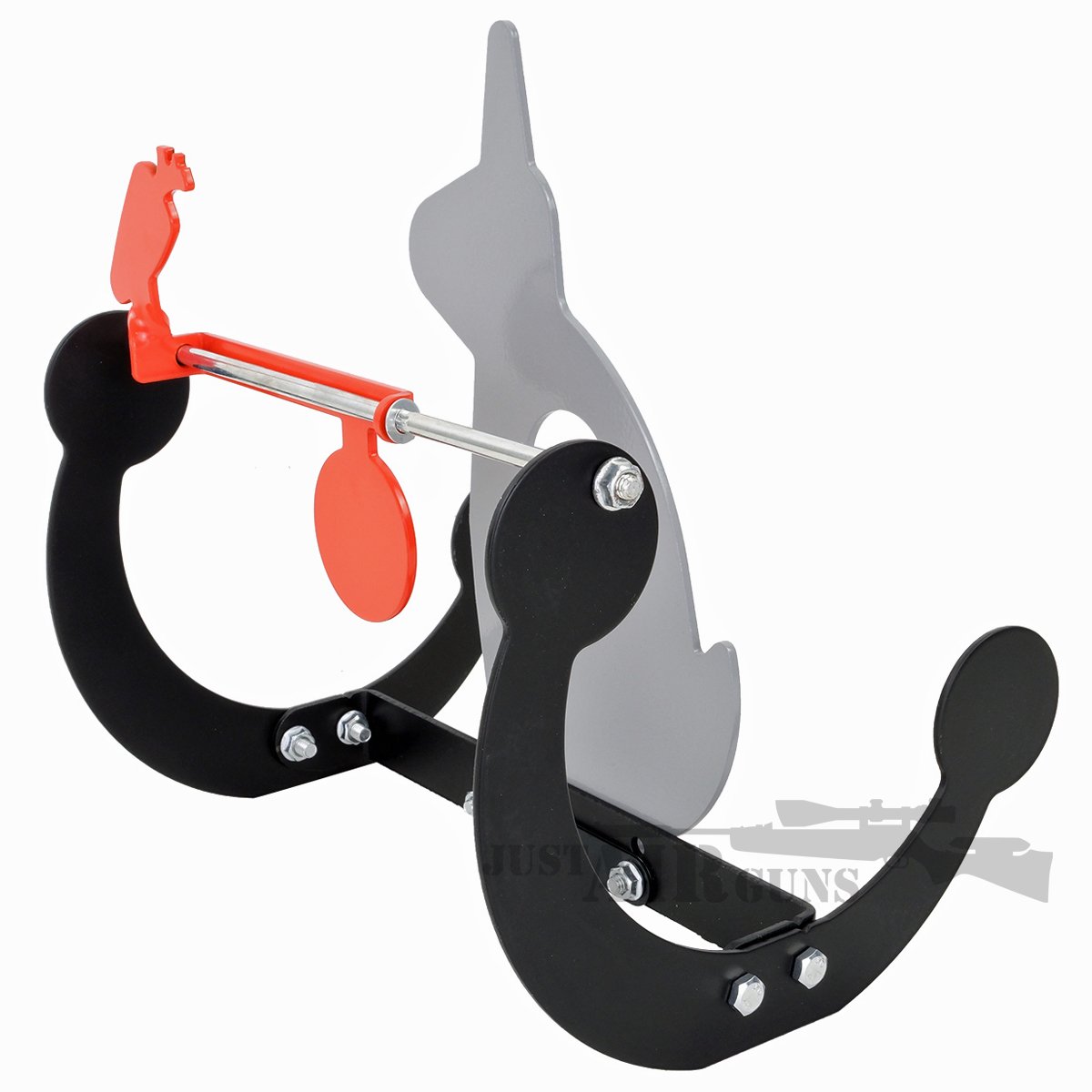 Knockdown Rocking White Rabbit Metal Target for Airguns 5