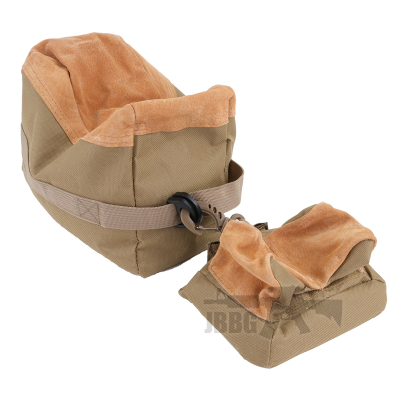 Front and Rear Bench Bag Rest Set Brown TQ60