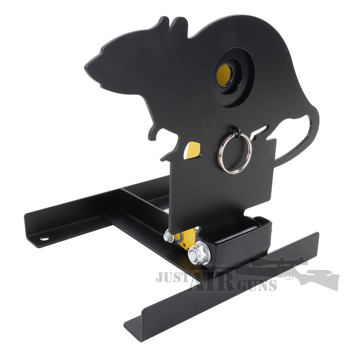 Knockdown Rocking Rat Metal Target
