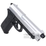Cybergun PT92 HPA Spring Airsoft Pistol Dual Tone Silver Black 5