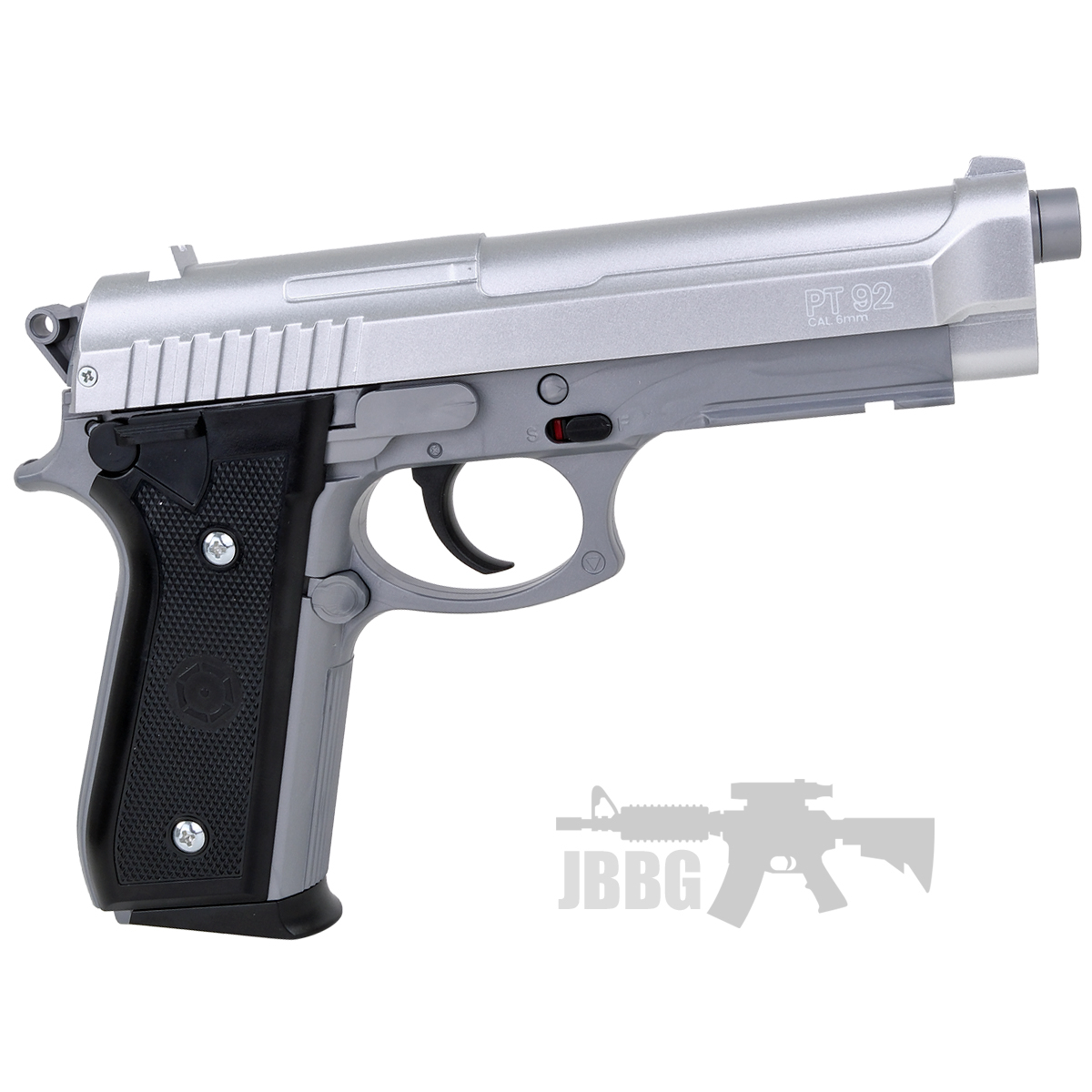 Cybergun PT92 HPA Spring Airsoft Pistol Silver 2