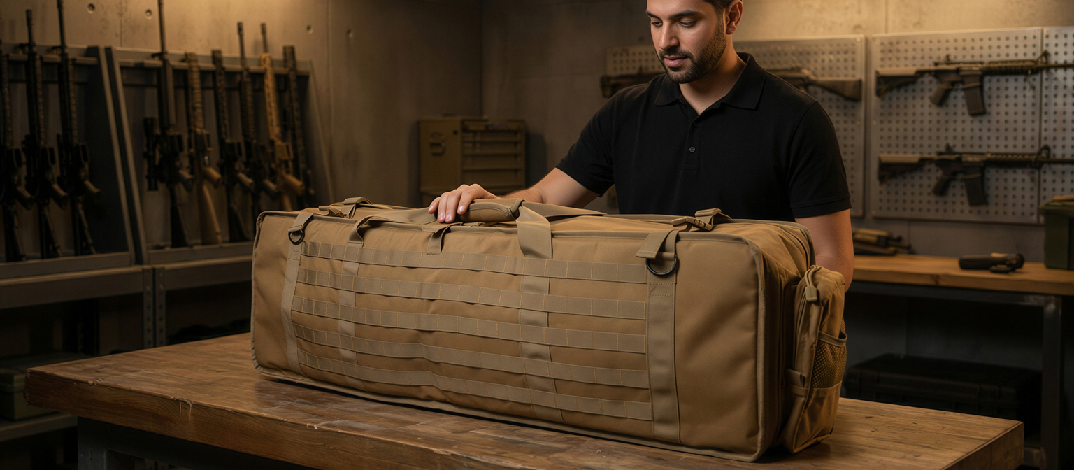 GB27 249 Tactical Feature Pack Gun Bag Tan 115cm IE