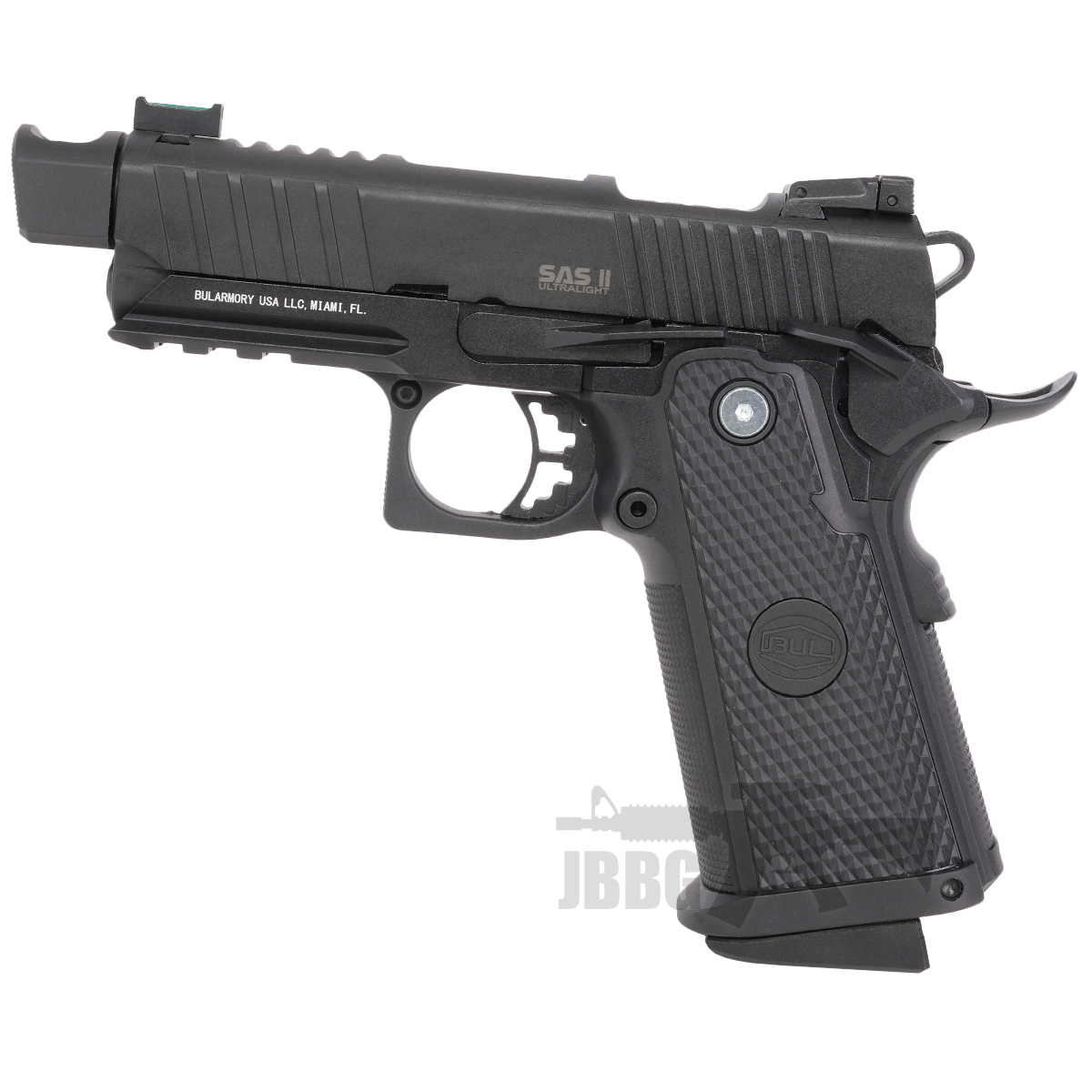 Bul Armory SAS II Ultralight Gas Blowback Airsoft Pistol 001 BK
