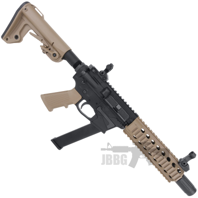Bulldog TWS 9mm Carbine Gas Blowback Lite Airsoft Gun Tan BK 22