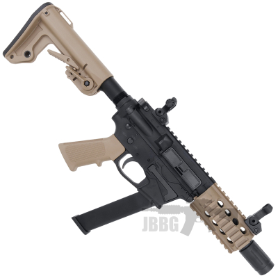 Bulldog TWS 9mm SRB Gas Blowback Lite Airsoft Gun Tan BK 22