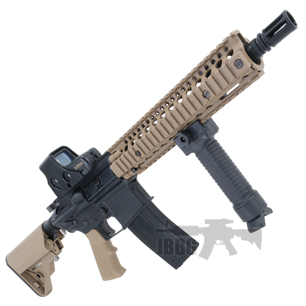 Bulldog TWS MK18 Gas Blowback Lite Airsoft Gun Tan oo