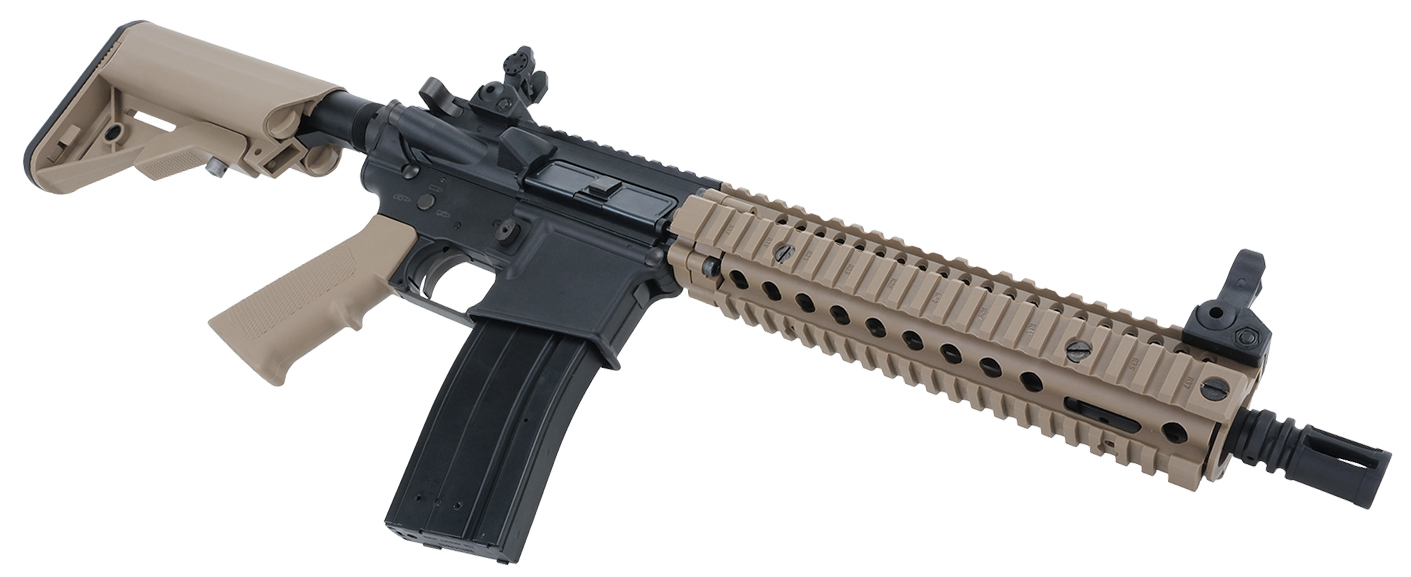 Bulldog TWS MK18 Gas Blowback Lite Airsoft Gun Tan w1n