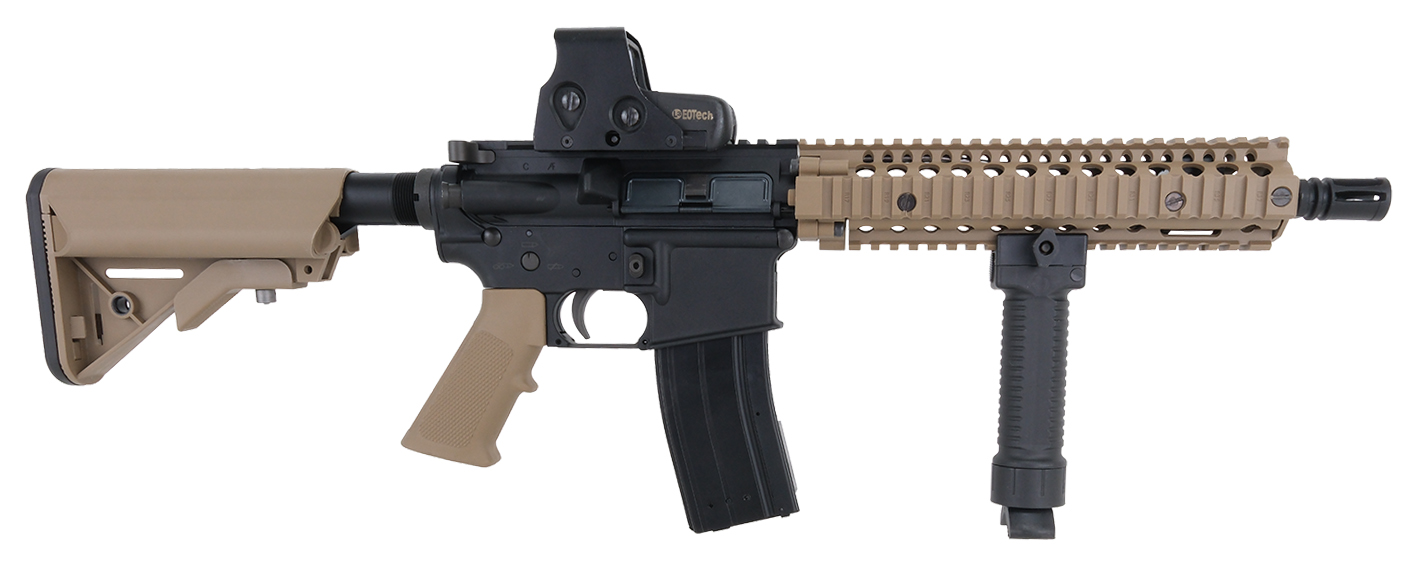 Bulldog TWS MK18 Gas Blowback Lite Airsoft Gun Tan w2n