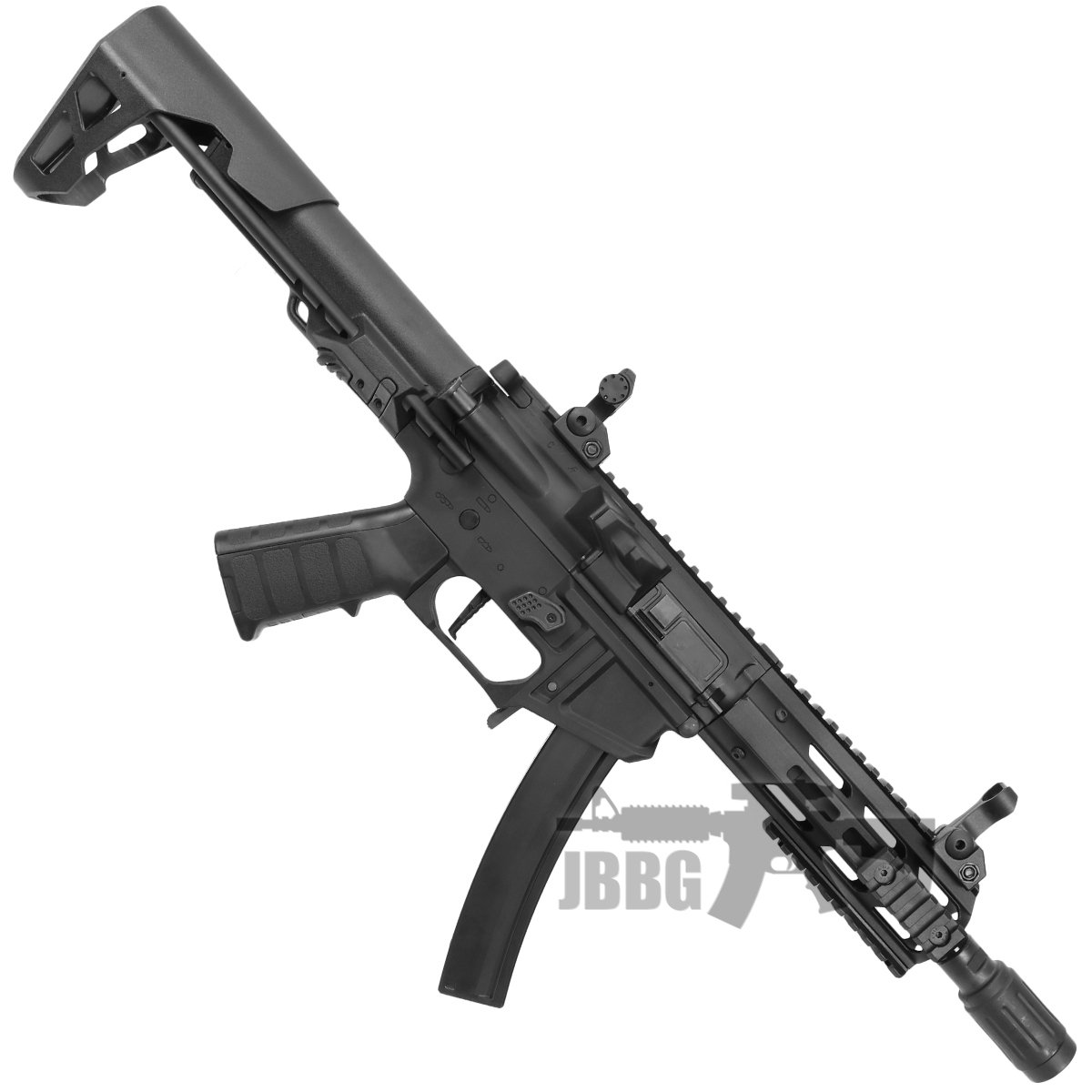 King Arms PDW 9mm SBR M Lok Airsoft AEG Rifle